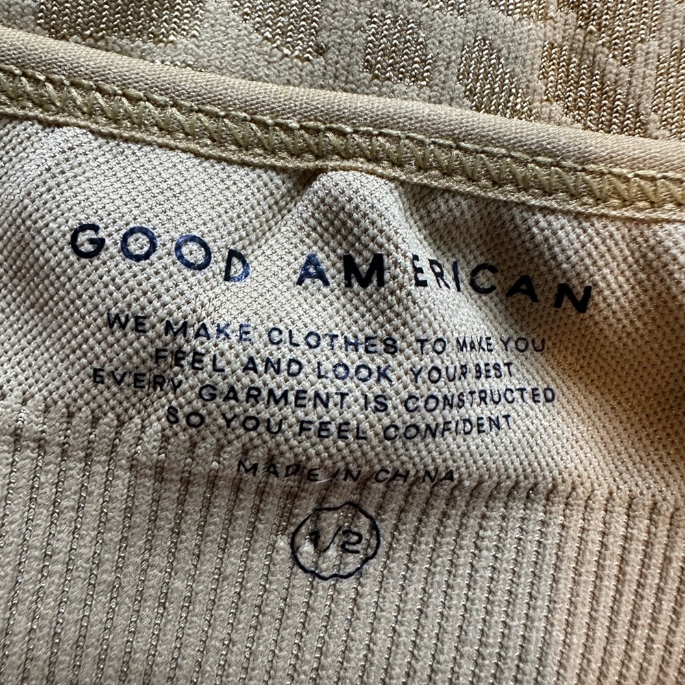 Good American Gold SHINE CROSSBACK BRALETTE - Picture 6 of 7